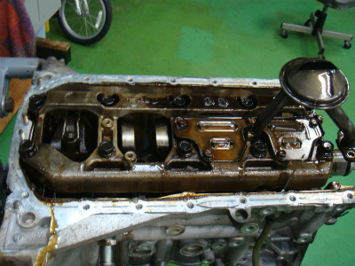 羽村市　Rmc　ニッサン　シルビア　S15　SR20DET　エンジン分解作業
