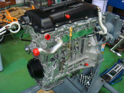 羽村市　Rmc　ニッサン　シルビア　S15　SR20DET　リビルトエンジン　リビルトタービン　補機類組み付け