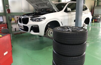 BMW G01 X3 タイヤ交換❗️スタッドレスタイヤ→夏タイヤ履き替えしました